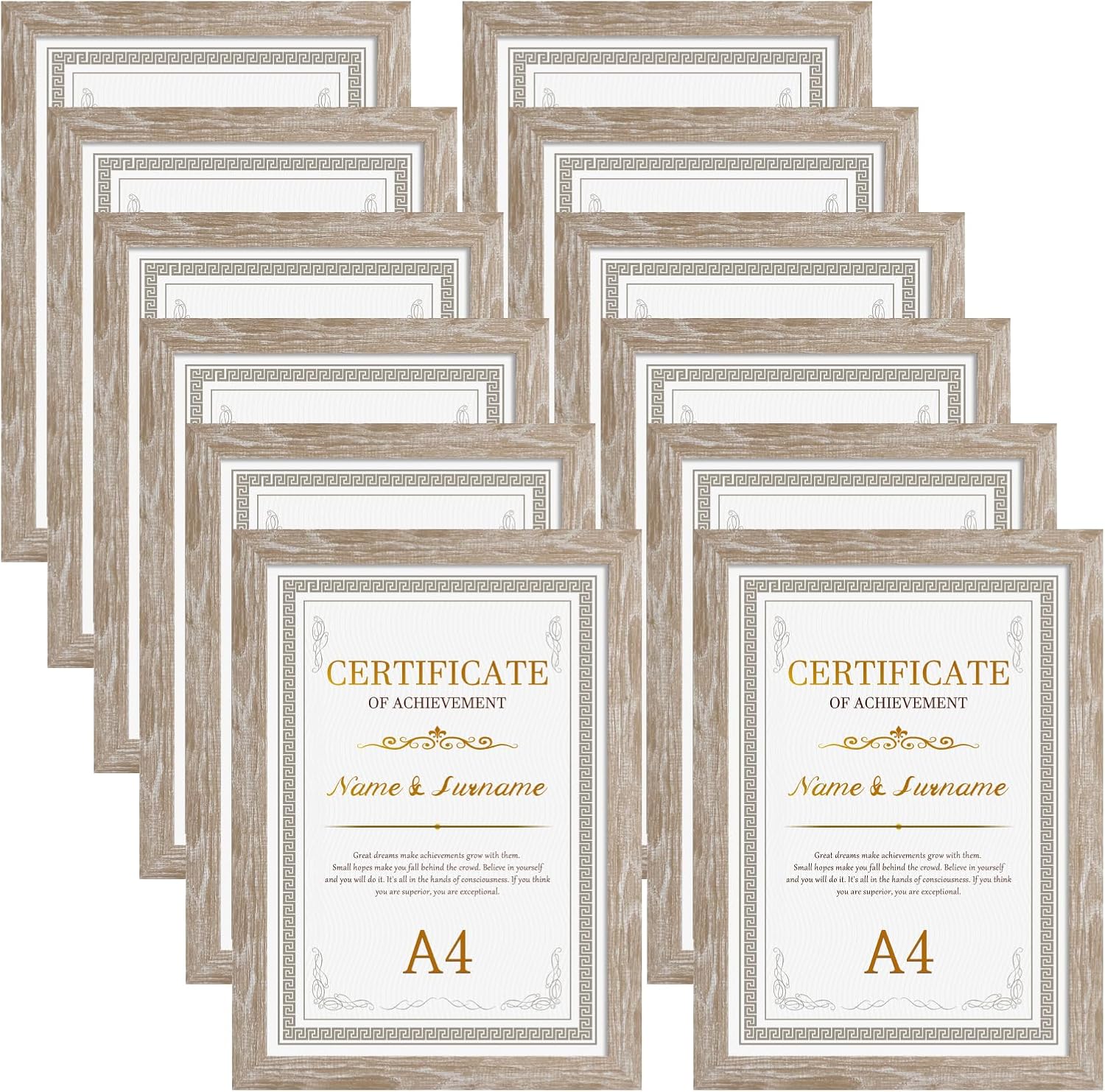 Giftgarden Cornici per Foto A4 - Confezione da 12