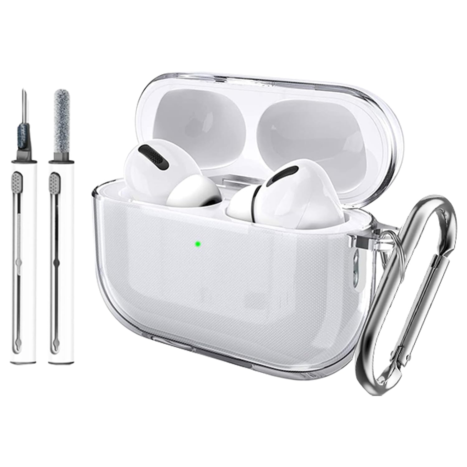 Cover per AirPods Pro 3 con Portachiavi e Kit Pulizia