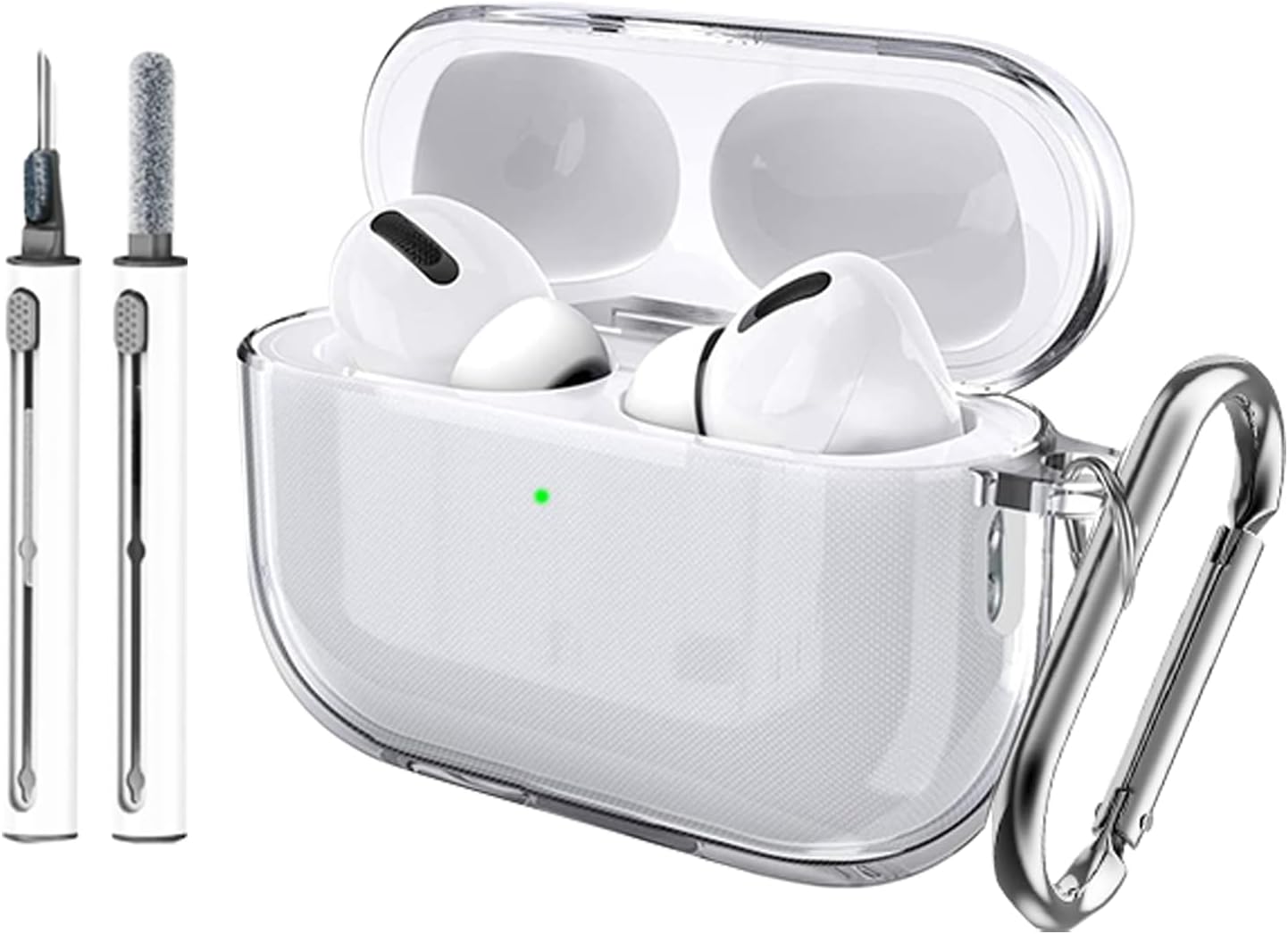 Cover per AirPods Pro 3 con Portachiavi e Kit Pulizia - immagine 1