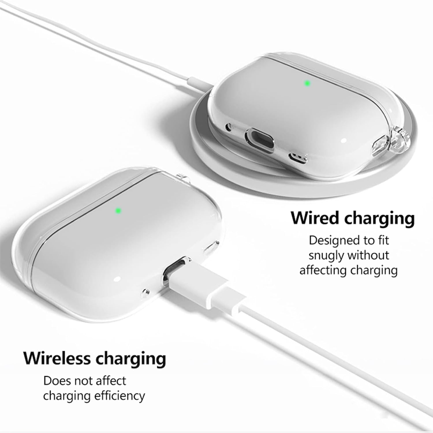 Cover per AirPods Pro 3 con Portachiavi e Kit Pulizia - immagine 2