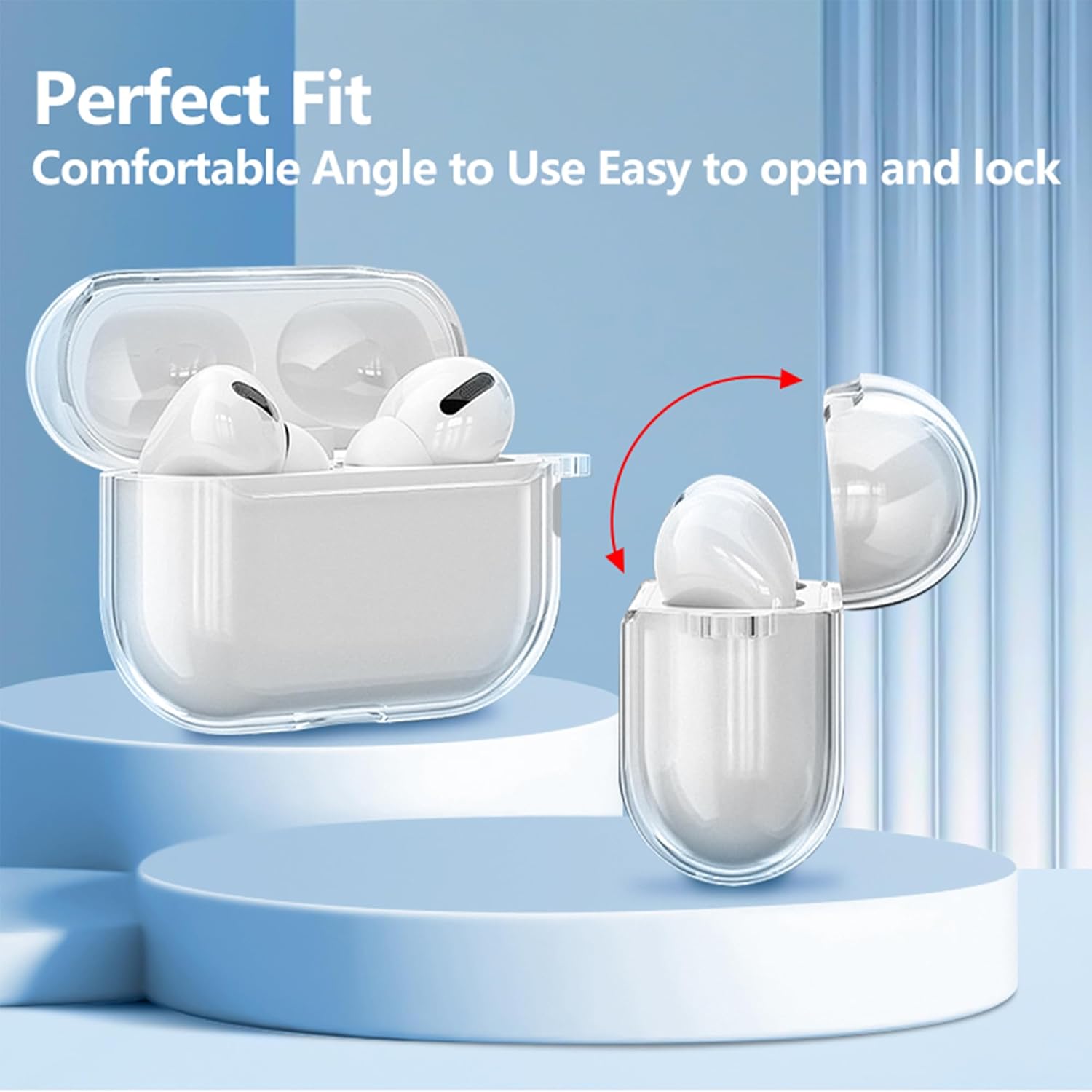 Cover per AirPods Pro 3 con Portachiavi e Kit Pulizia - immagine 5