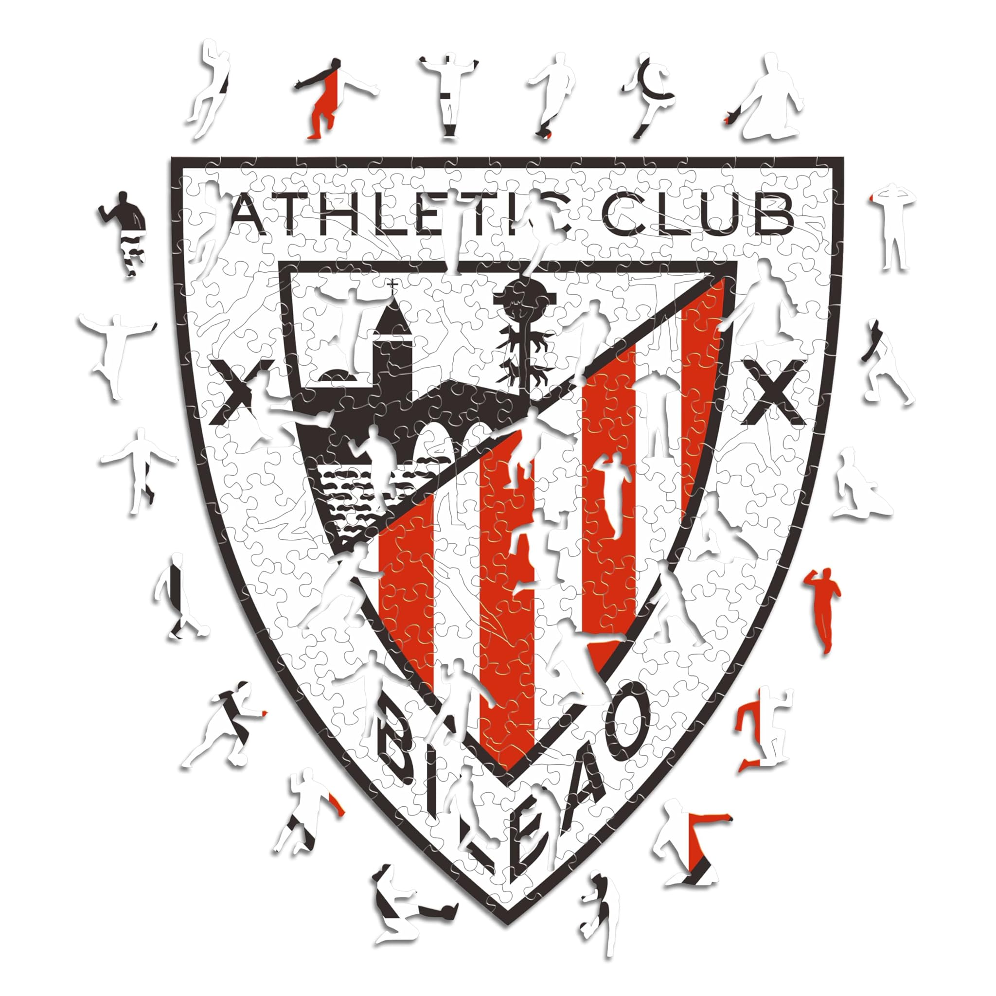 Iconic Puzzles - Athletic Club, Logo - Puzzle di Legno 500 Pz
