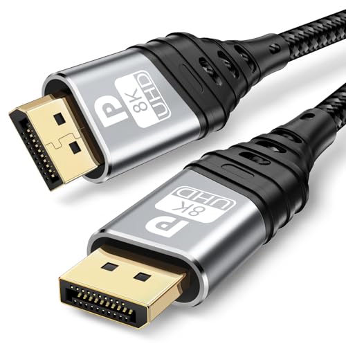 Yuetuol Cavo DisplayPort 1.4 2m 8K@60Hz 4K@144Hz