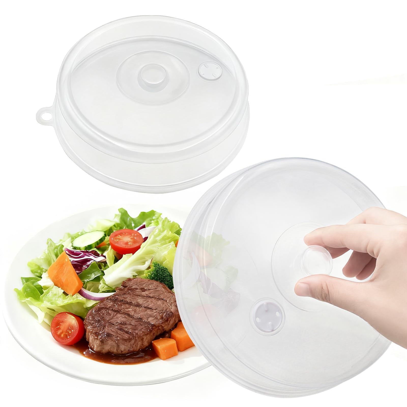 Coperchio Microonde Trasparente con Ventilazione