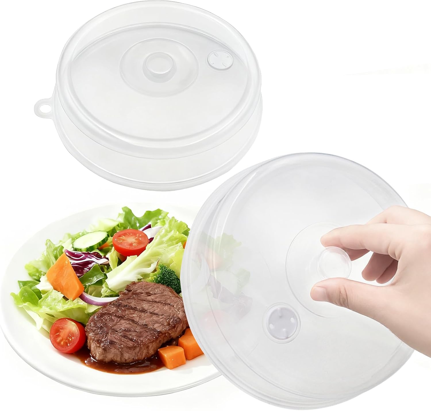 Coperchio Microonde Trasparente con Ventilazione - immagine 1