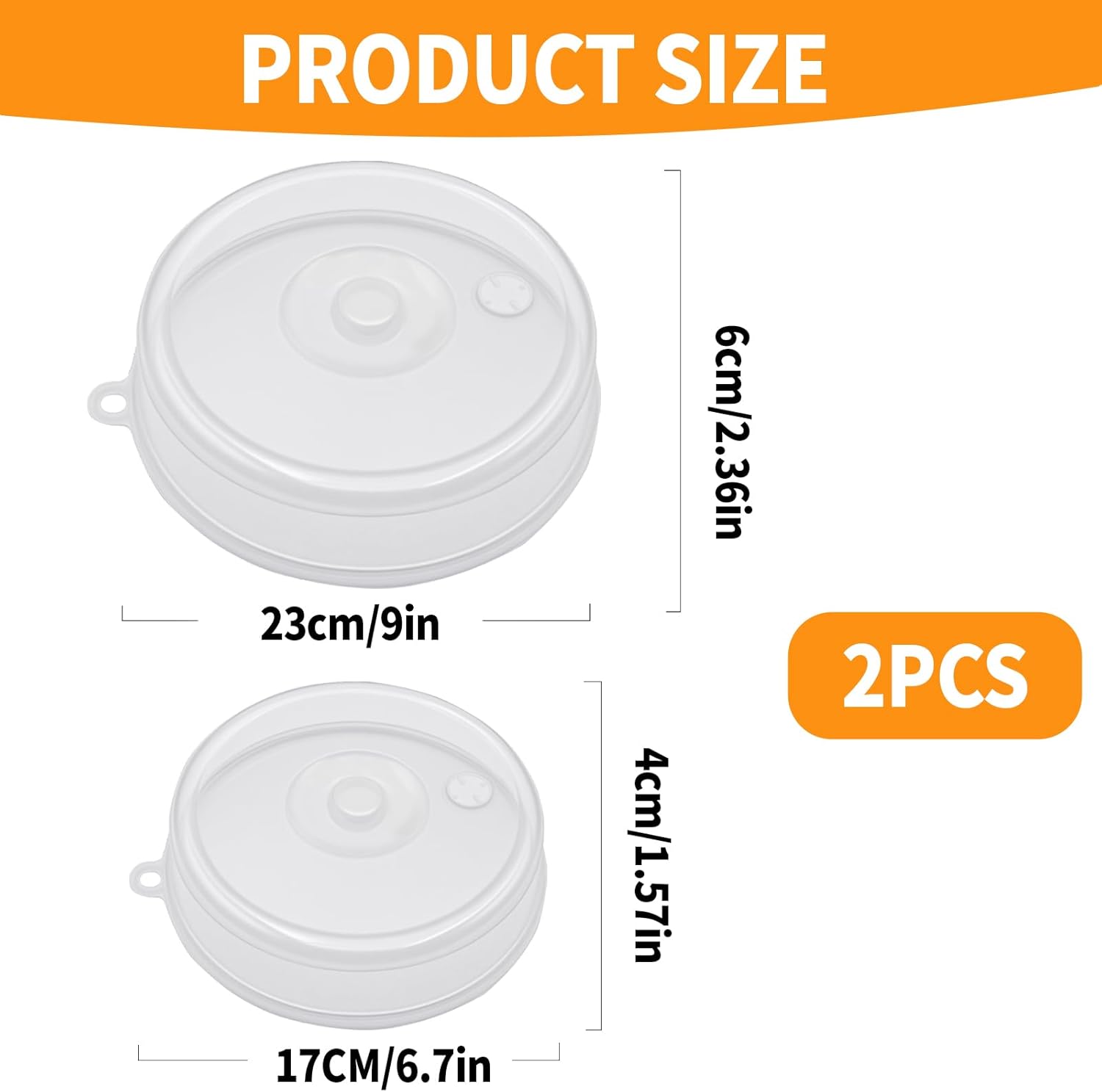 Coperchio Microonde Trasparente con Ventilazione - immagine 2