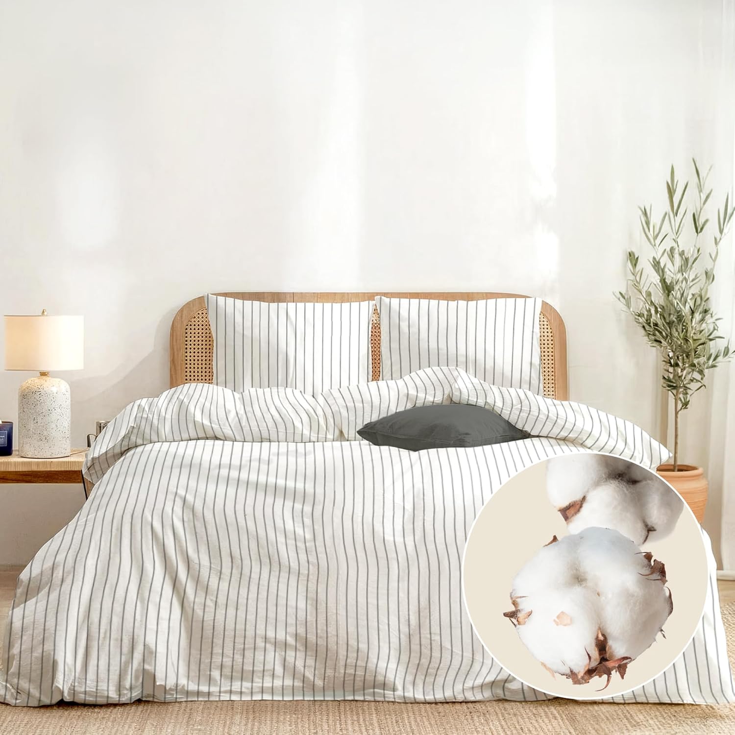 Dreamzie Copripiumino Matrimoniale 100% Cotone - immagine 1