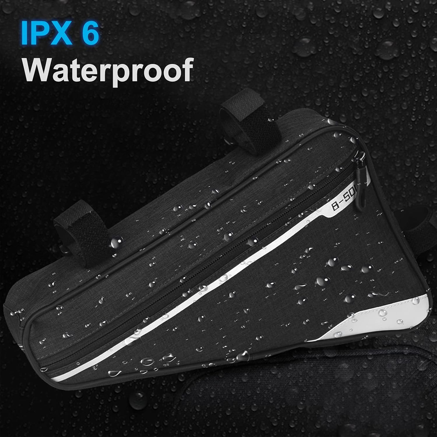 Whc Borsa Triangolare da Telaio Bici Impermeabile - immagine 5