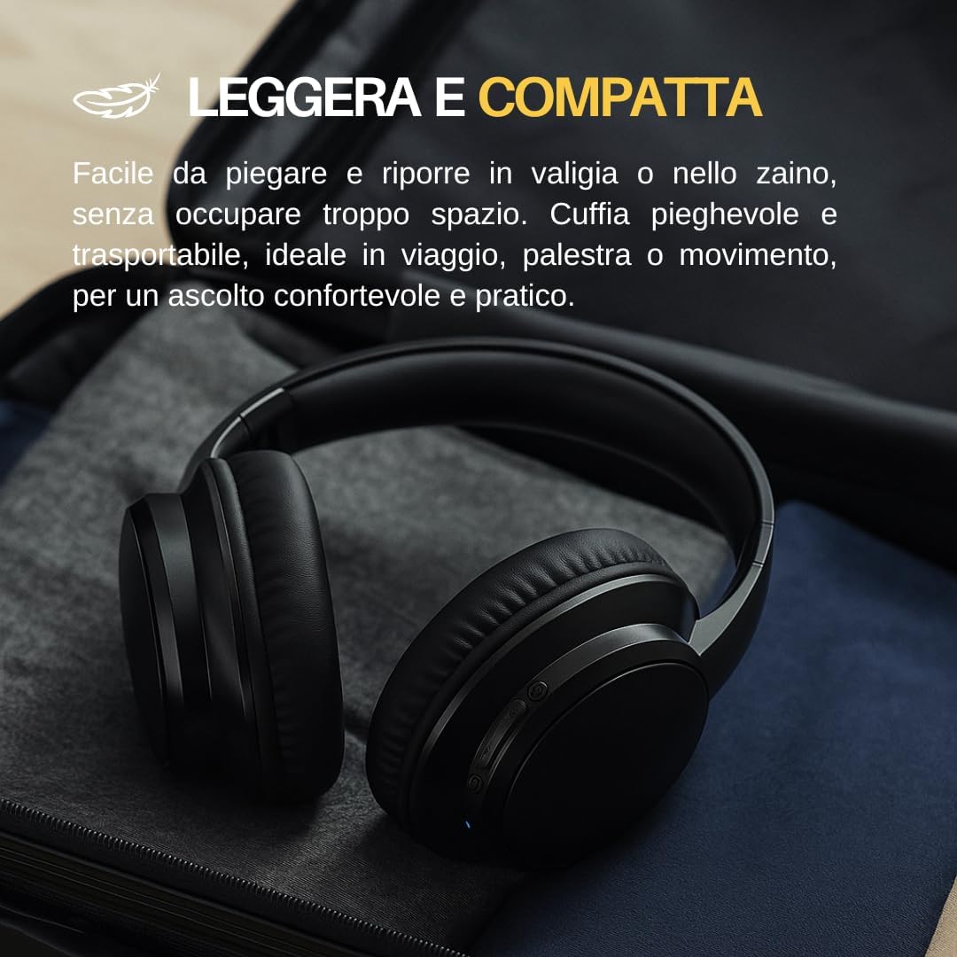 Trevi DJ 12E35 BT Cuffie Wireless Over Ear - immagine 4