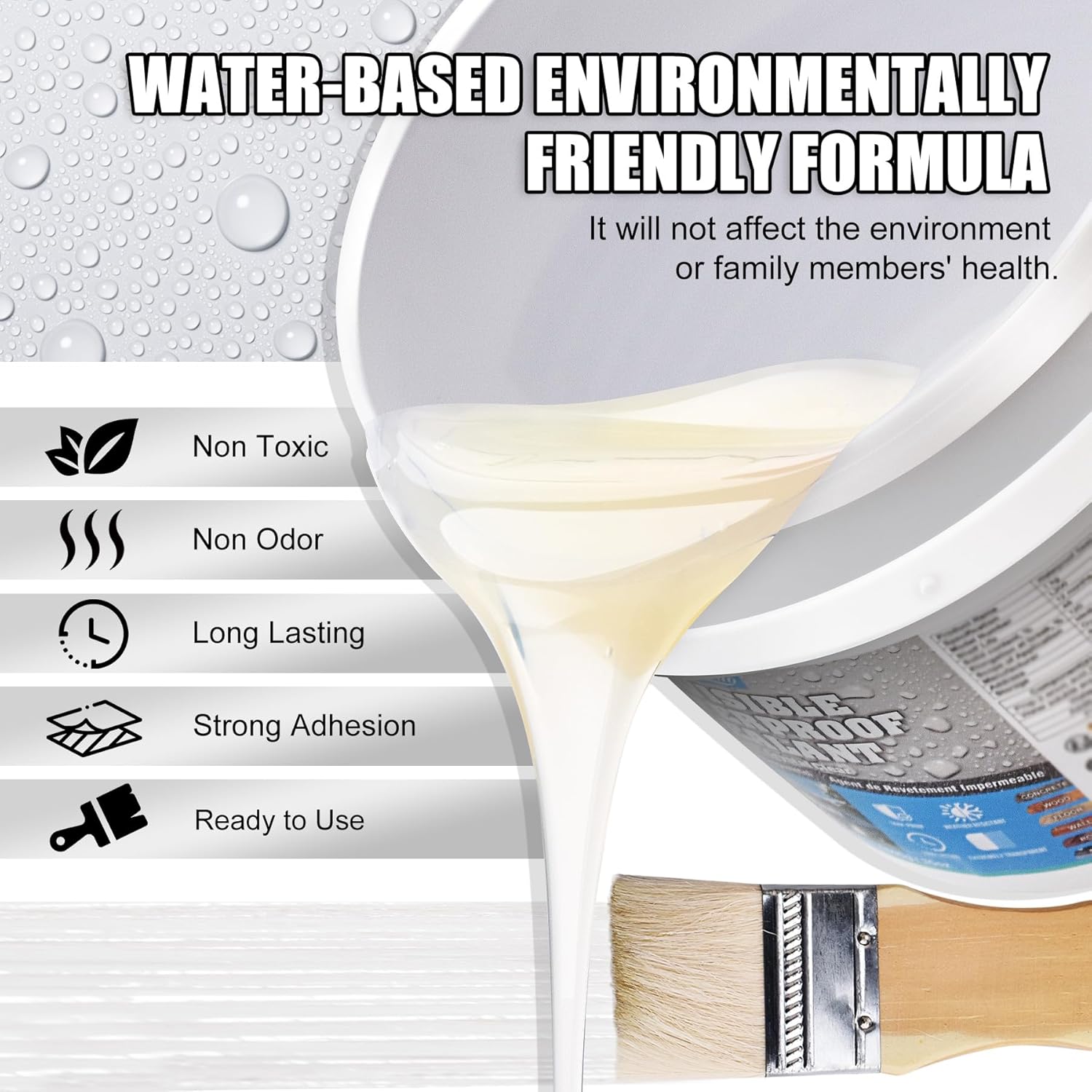 Rivestimento Impermeabile Trasparente 2000g - immagine 2