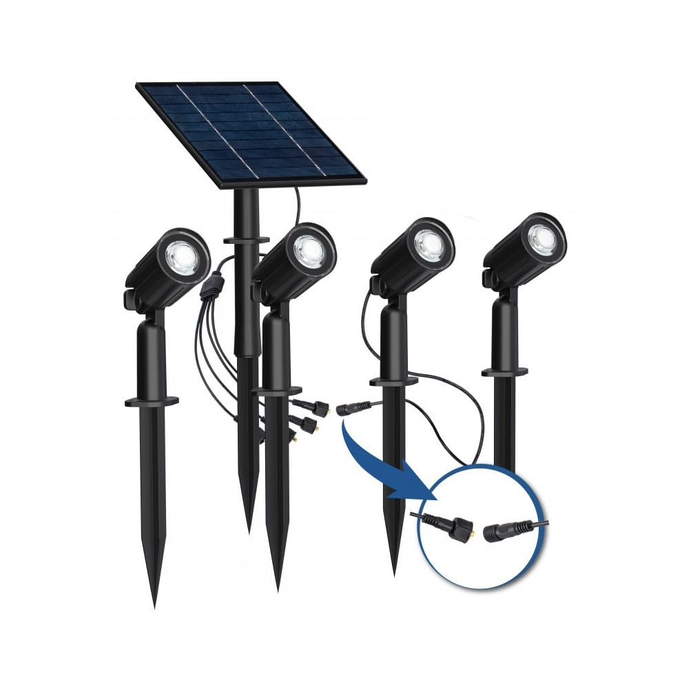 M Ledme Luci Solari LED da Giardino con Spiedino Roxi