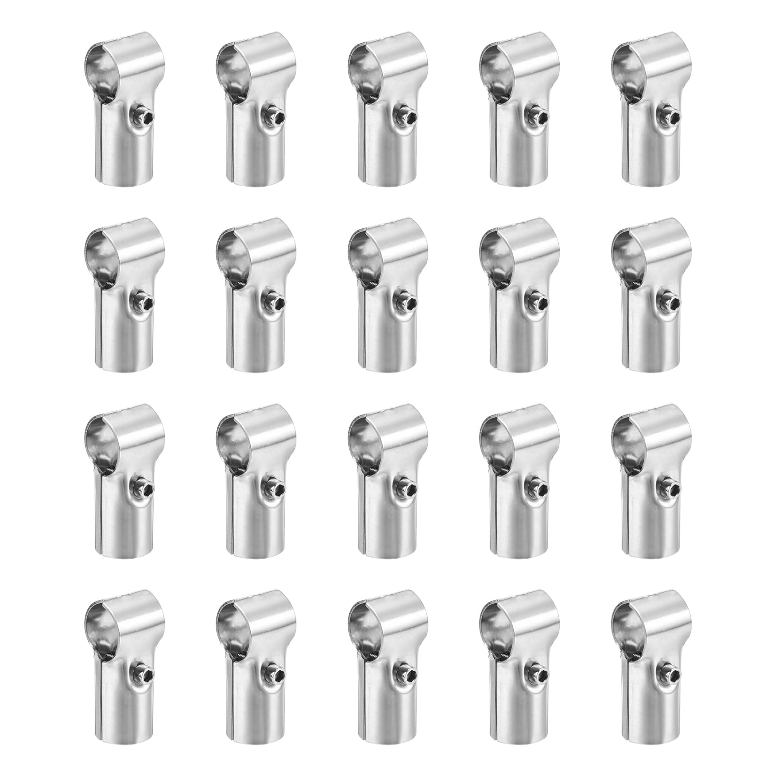 Quarkzman Connettore per Tubo 180 Gradi 2 Vie (20 Set)