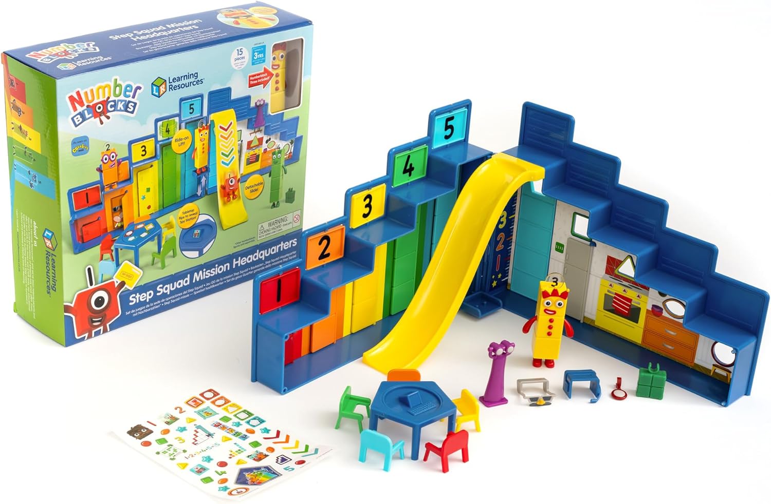 Learning Resources Set Gioco Deluxe Quartieri Generali Numberblocks - immagine 1