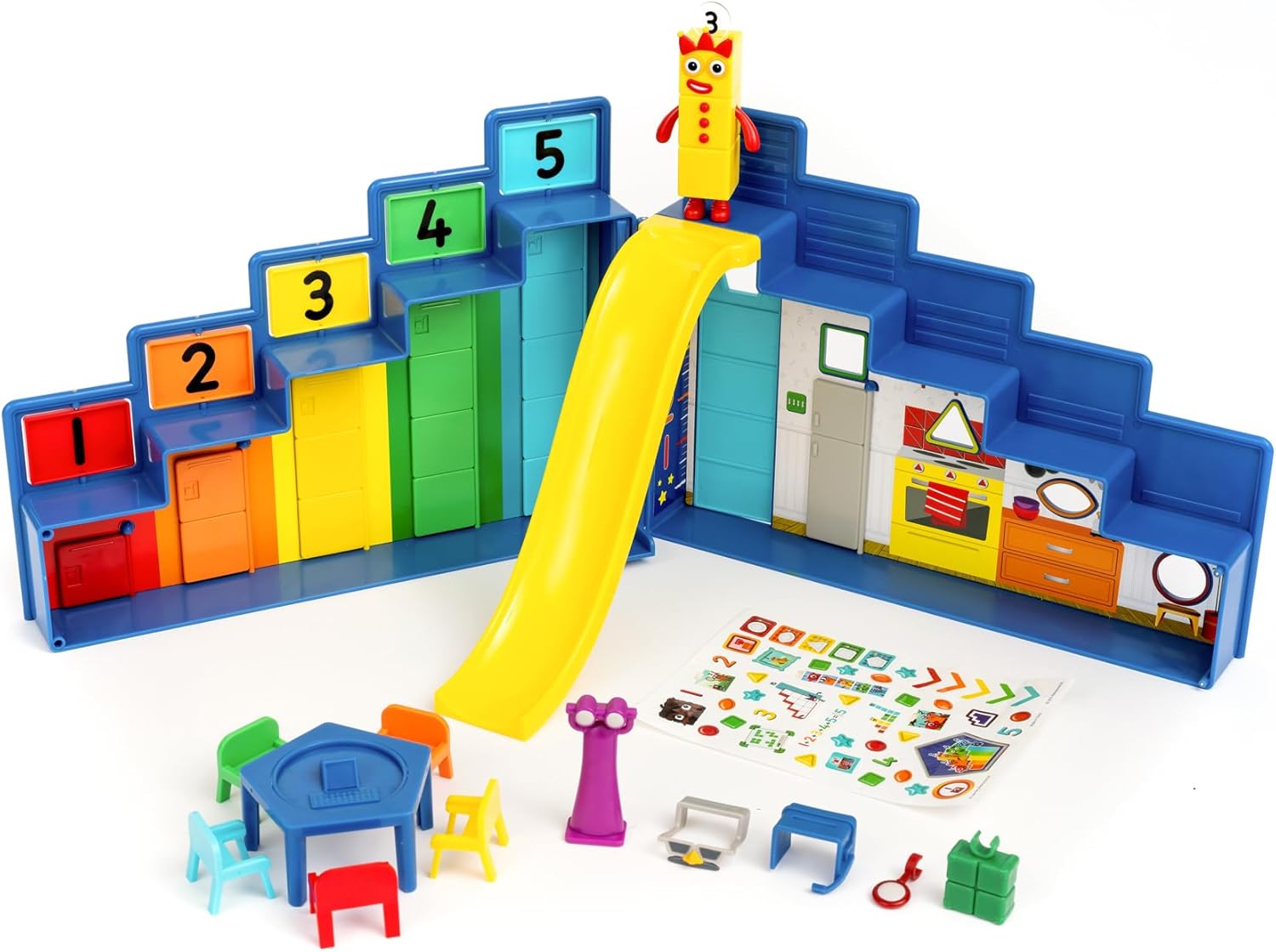 Learning Resources Set Gioco Deluxe Quartieri Generali Numberblocks - immagine 2