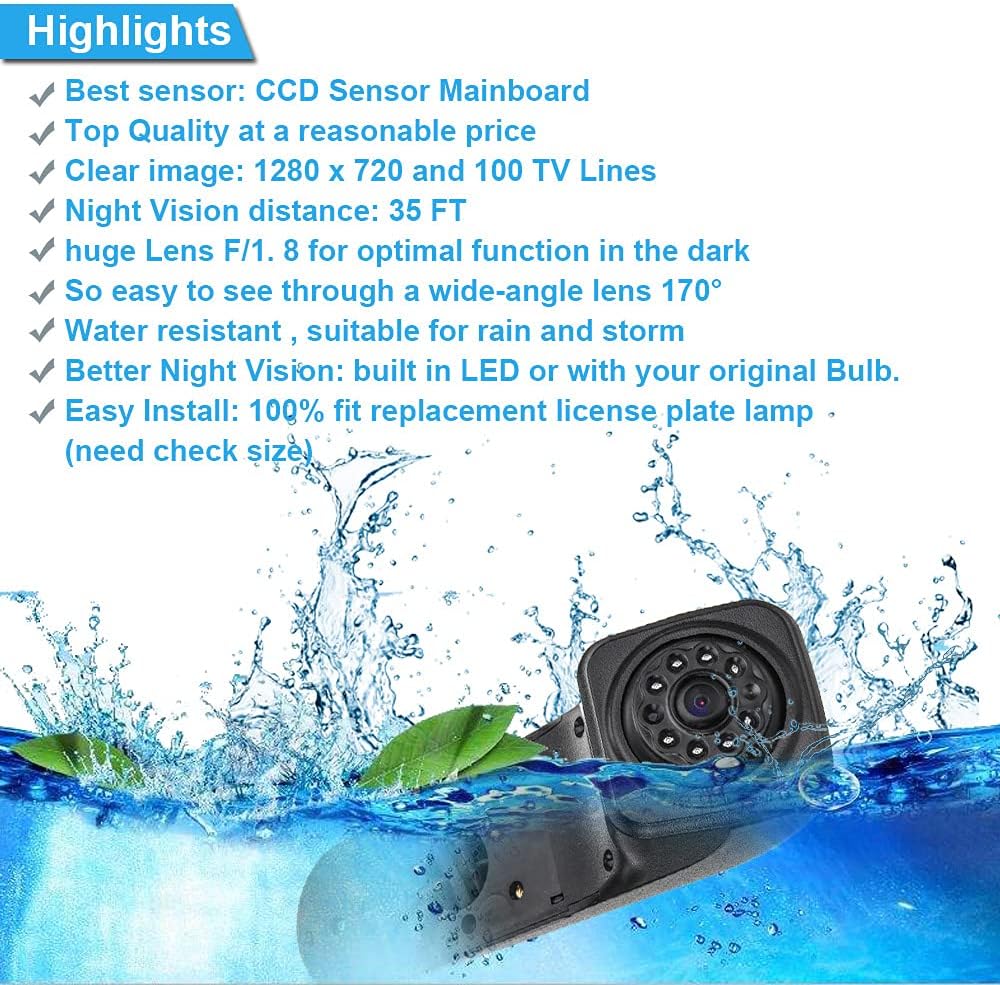 dynavsal Telecamera Retromarcia HD per Furgone - immagine 5