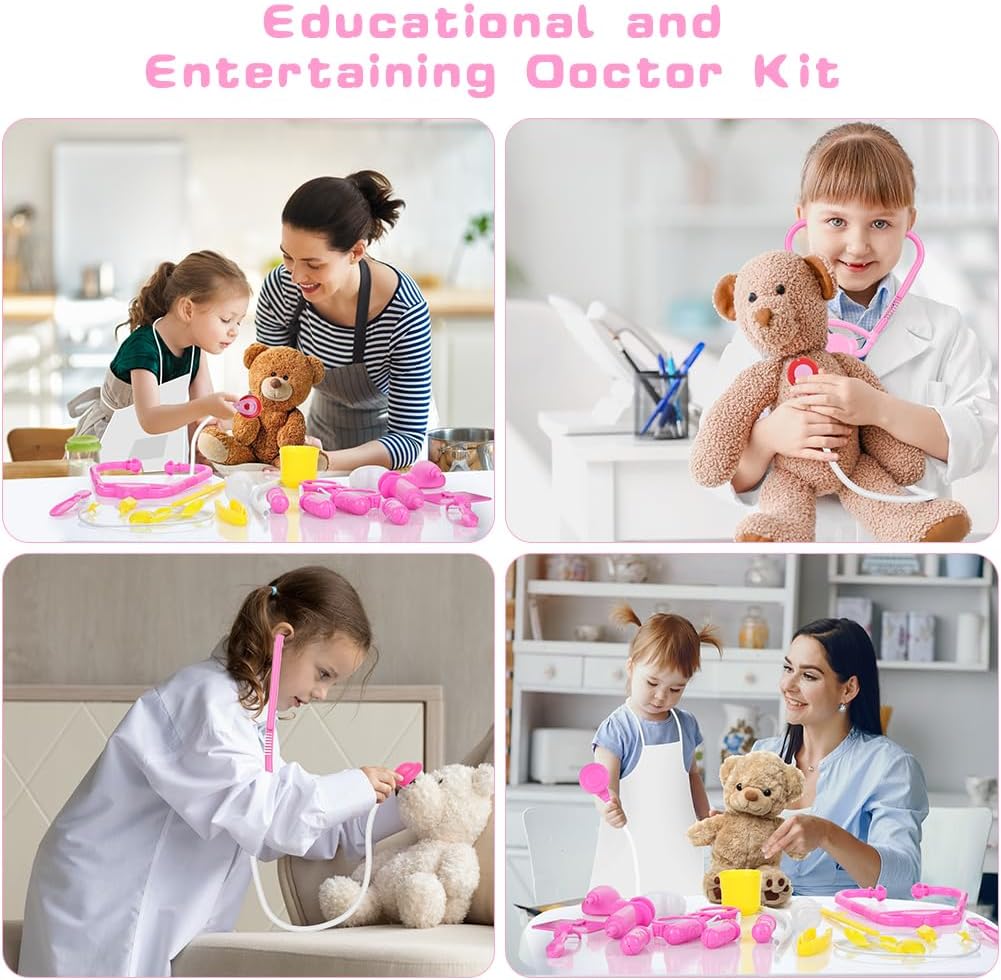 OSDUE Valigetta Dottore Bambini - 32 Pezzi - immagine 7