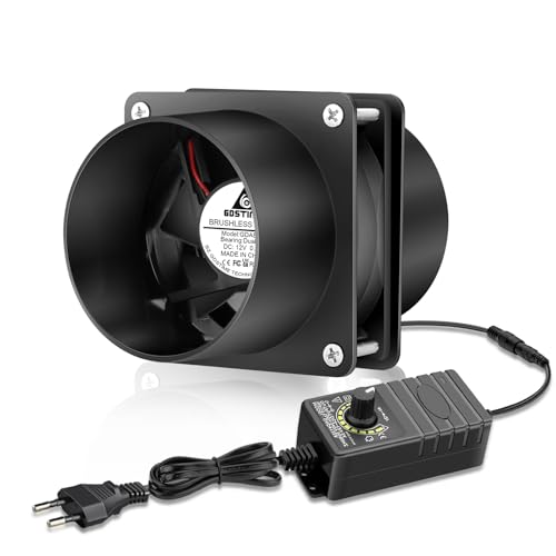 Gdstime Ventilatore Tubolare 80mm 230V 4500 giri/min