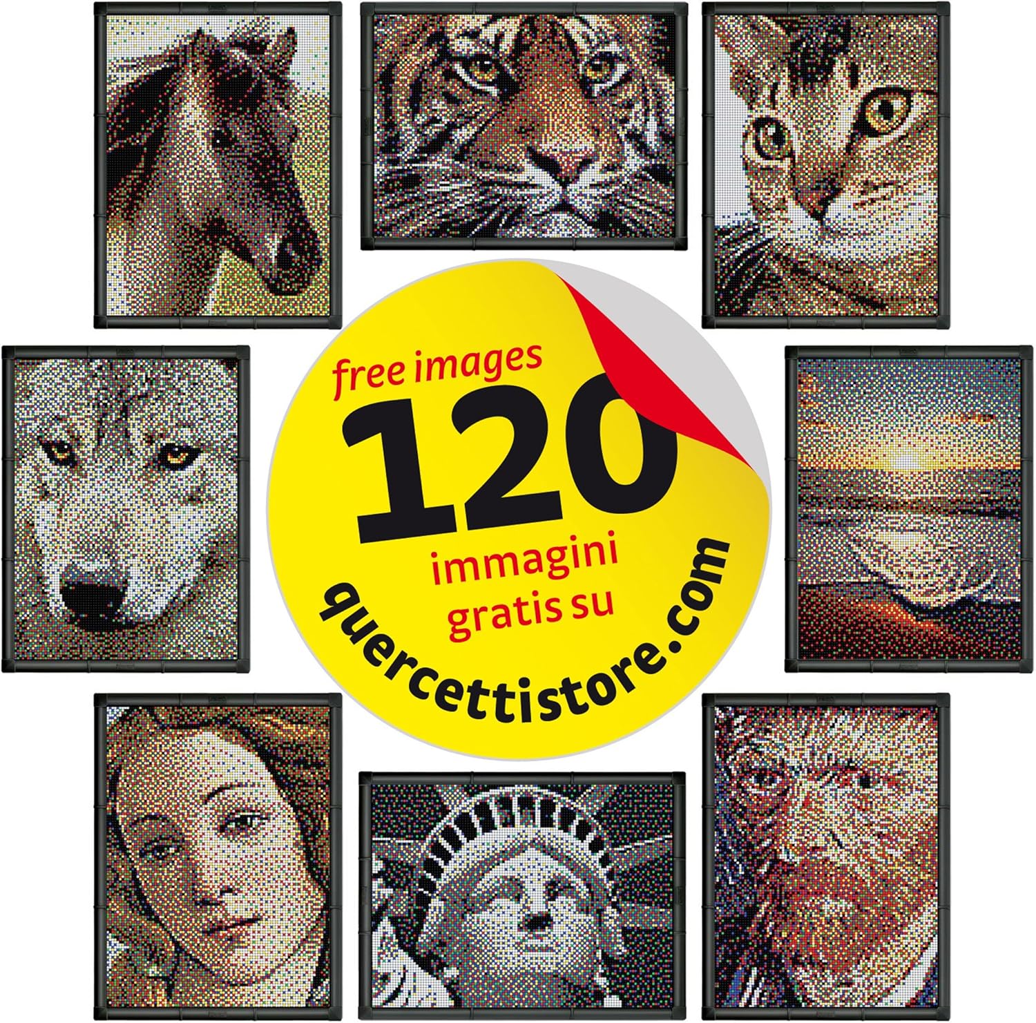 Quercetti - 0809 Pixel Art - 9 tav. - immagine 2