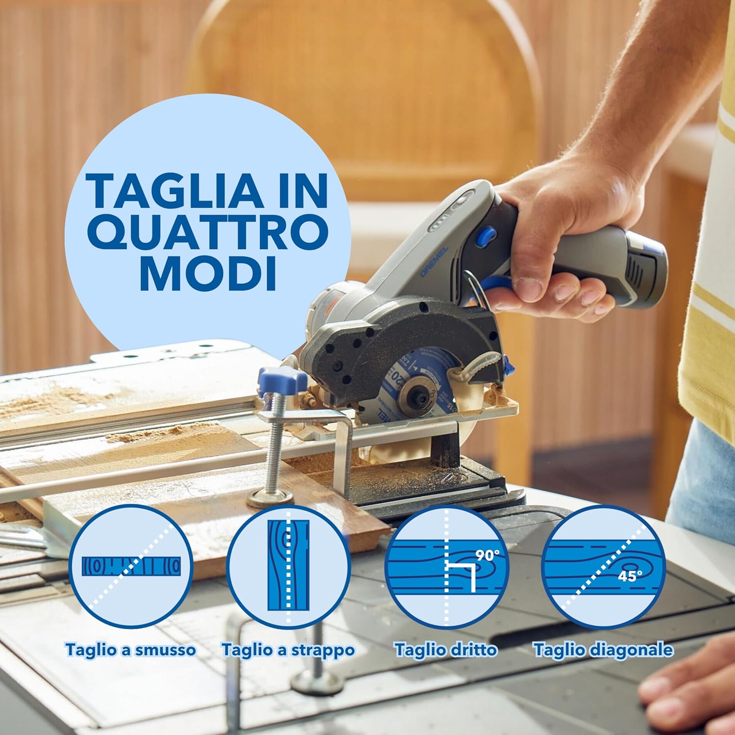 Dremel Blueprint 12V Saw Station Portatile Brushless - immagine 4