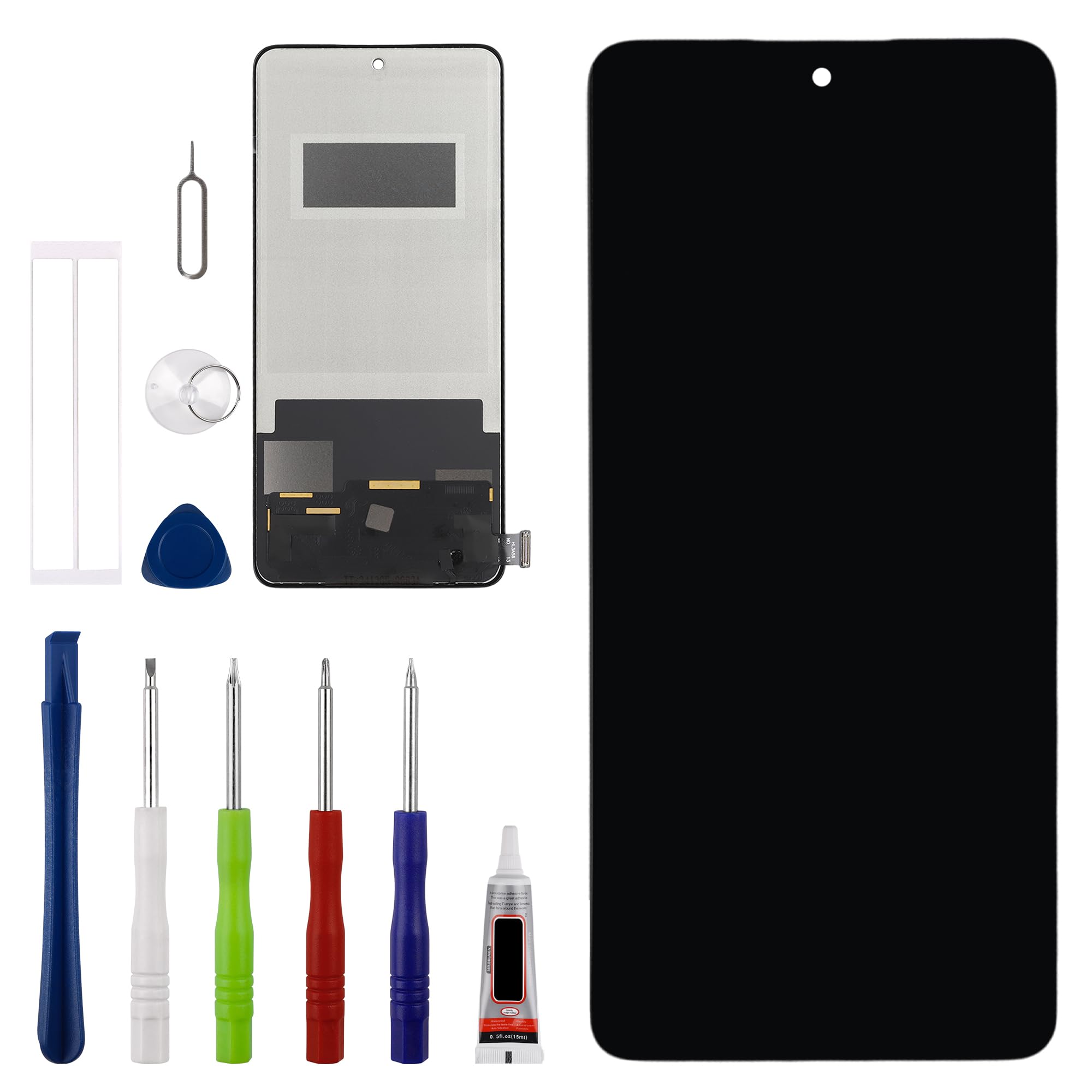 Vvsialeek Display OLED Ricambio per Redmi Note 14 4G/5G