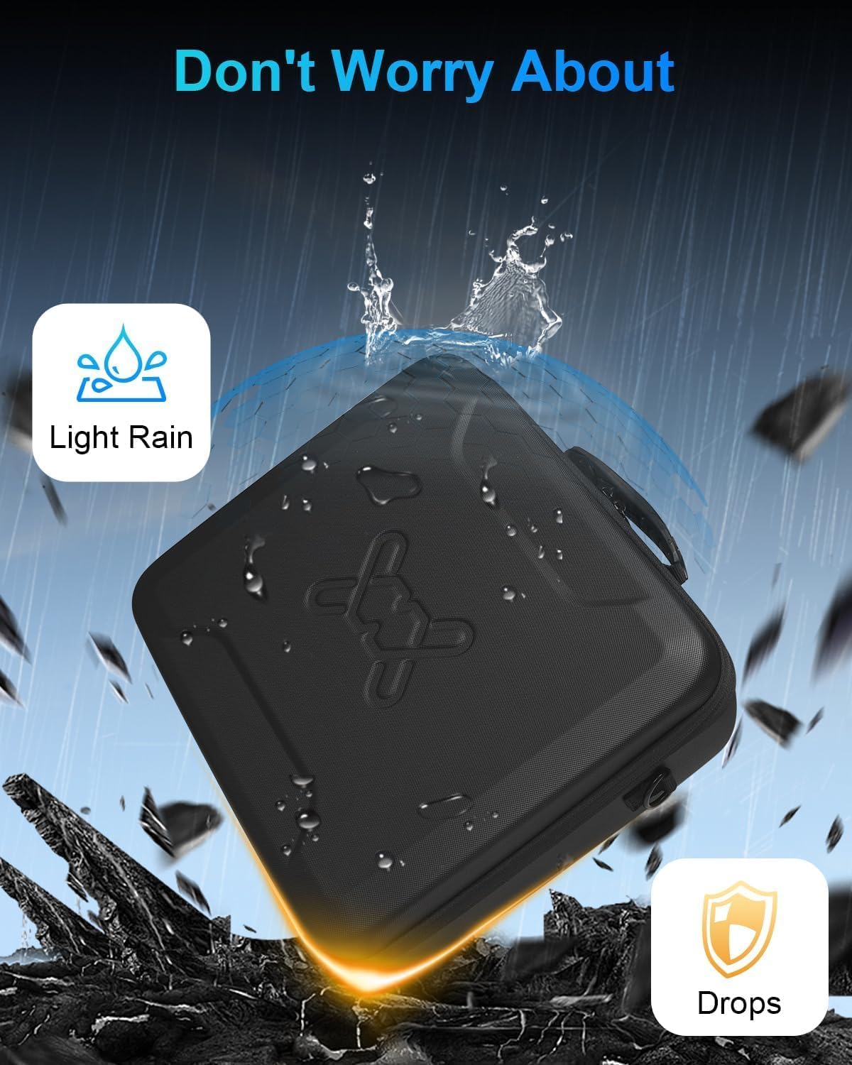 Mwin Starlink Mini Case - Custodia Protettiva Nera - immagine 3