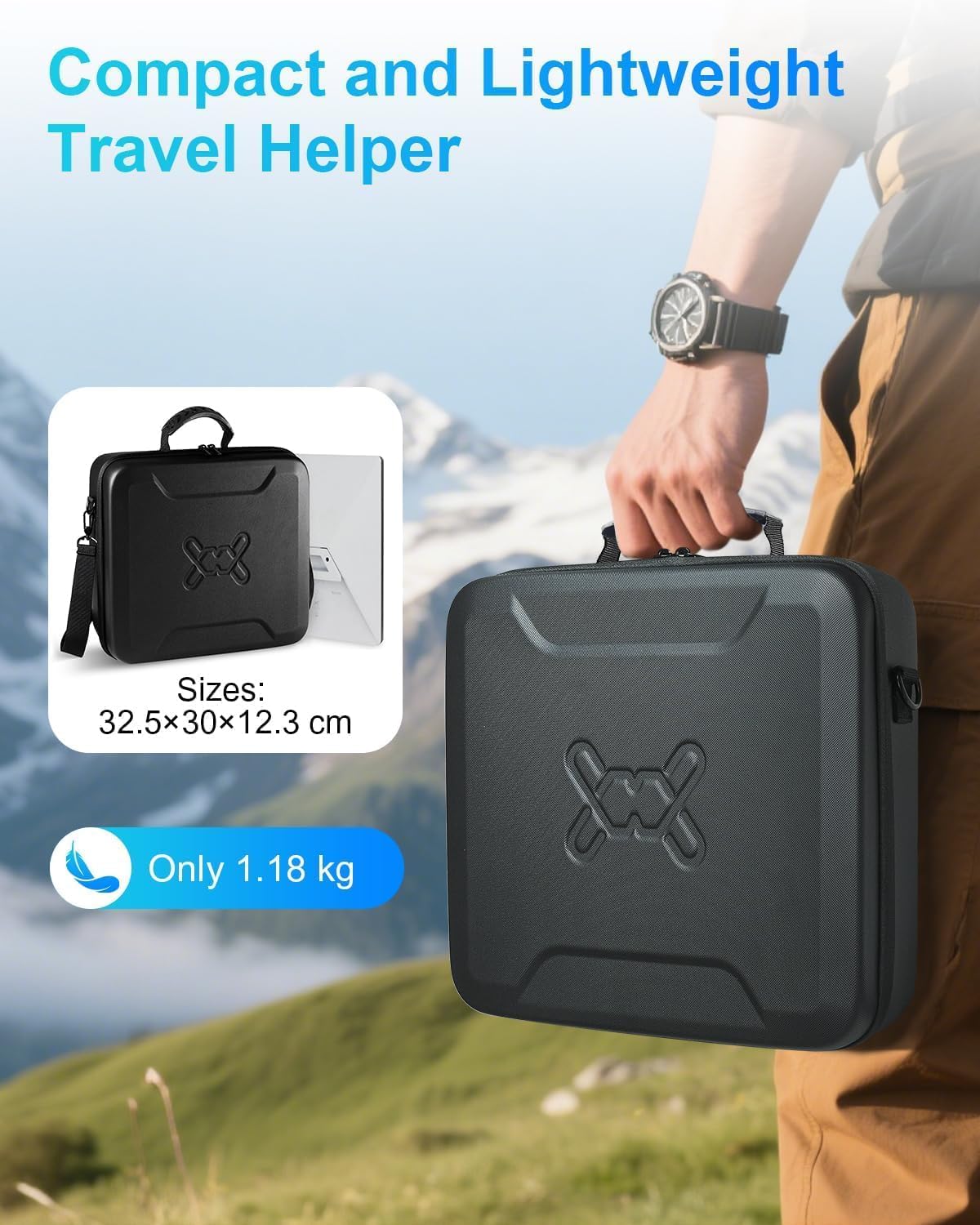 Mwin Starlink Mini Case - Custodia Protettiva Nera - immagine 5