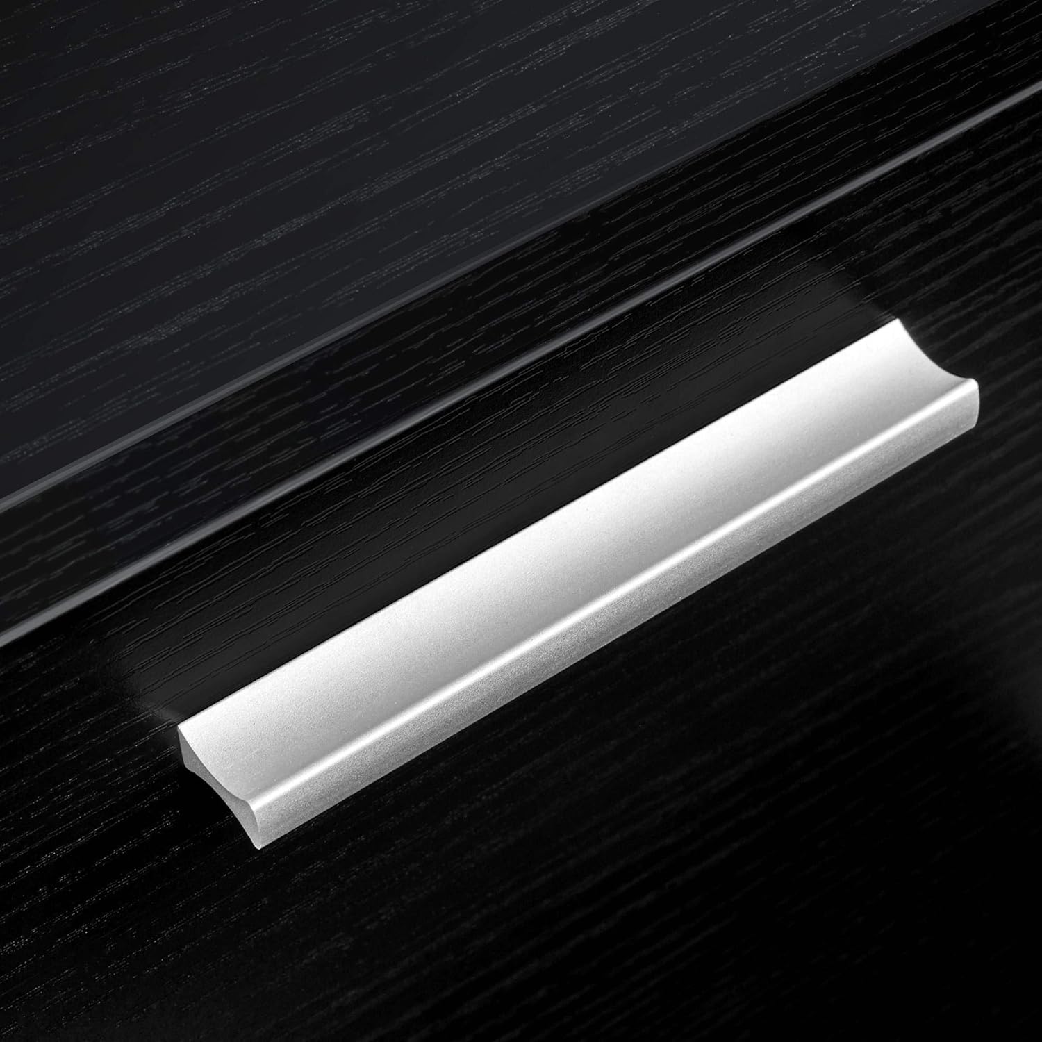 Yaheetech Comodino Moderno con 3 Cassetti, Nero - immagine 5