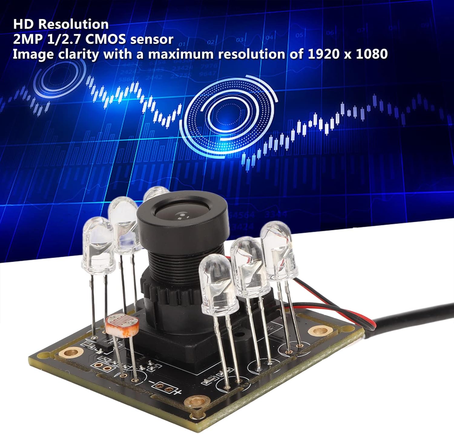 Modulo Fotocamera USB 2 MP 1/2.7 CMOS - immagine 4