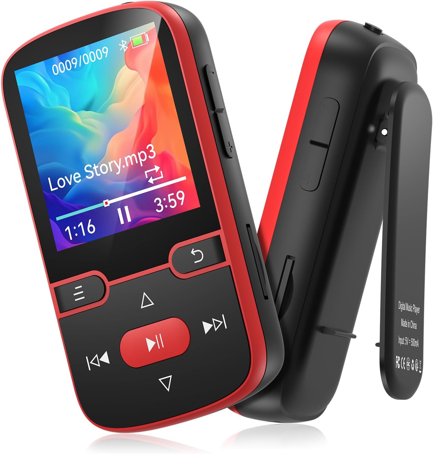 Lettore MP3 Bluetooth 5.3 con Clip - 64GB - immagine 1
