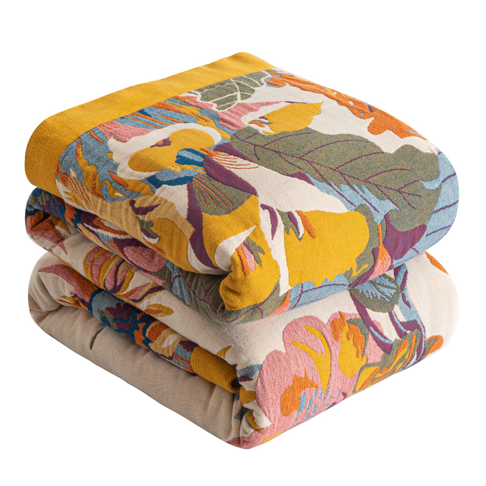 Se Softexly Coperta Boho 100% Cotone 230x250cm