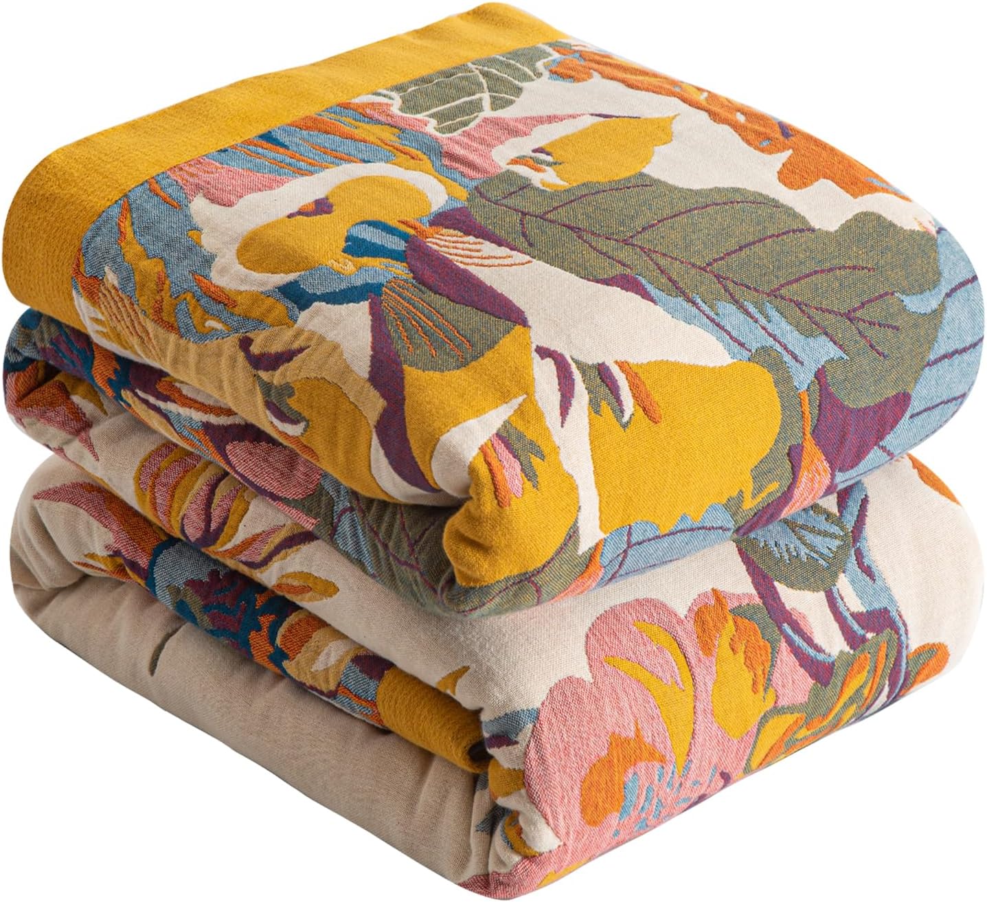 Se Softexly Coperta Boho 100% Cotone 230x250cm - immagine 1