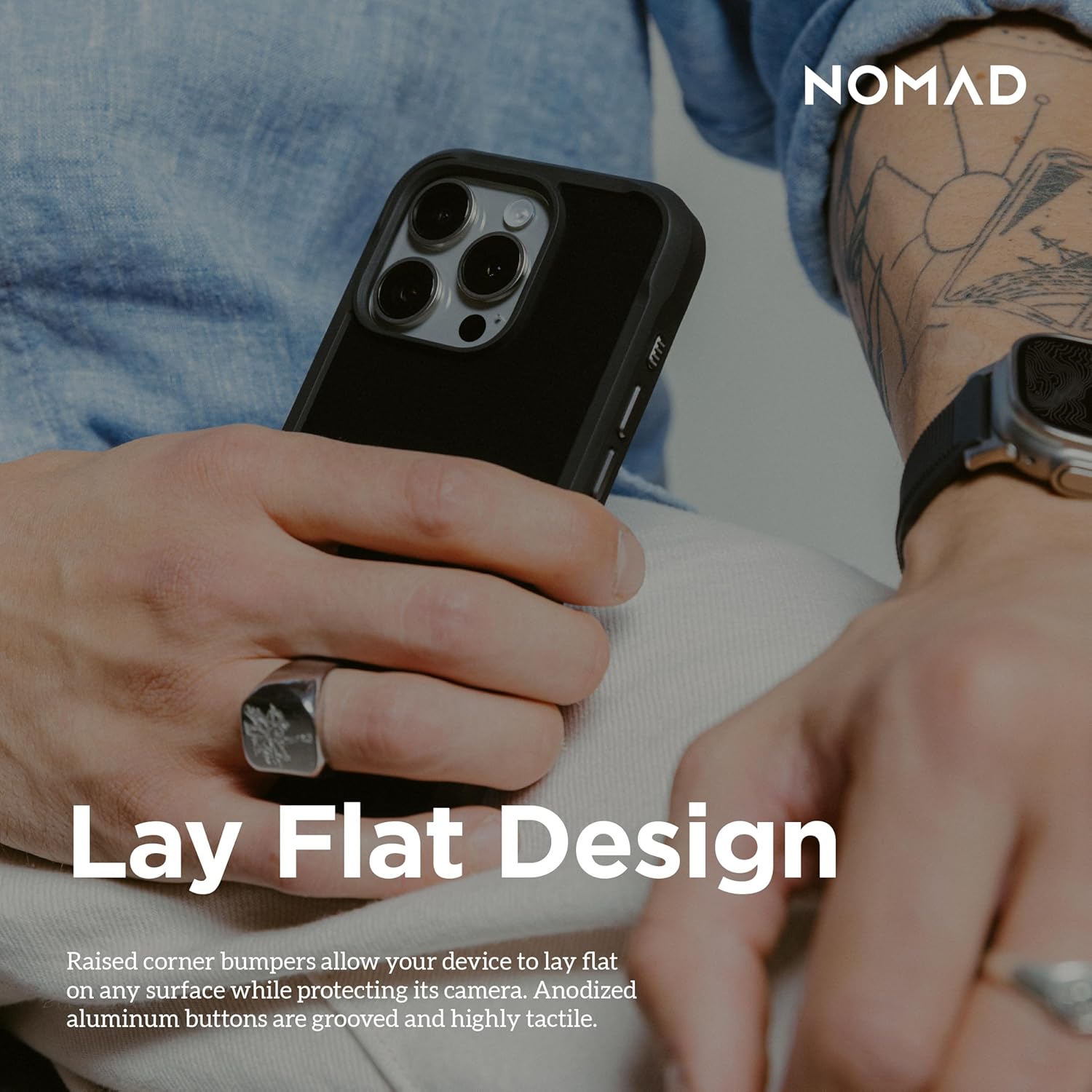 NOMAD - Custodia robusta - iPhone 16 Pro Max | Nero - immagine 6