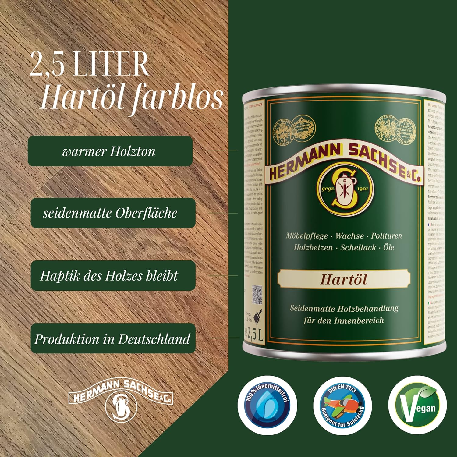 Olio Duro per Legno 2.5 Litri - immagine 2