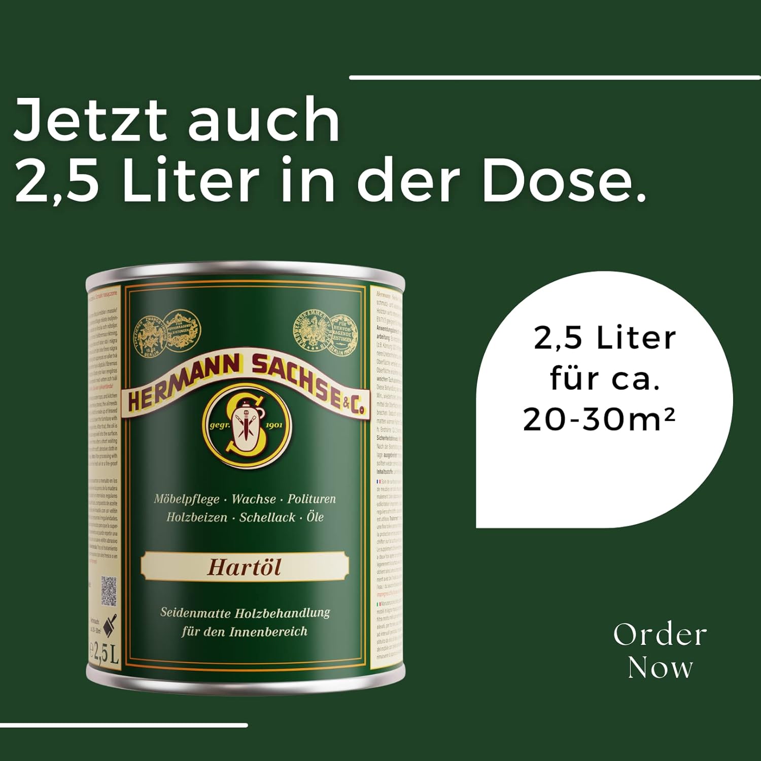 Olio Duro per Legno 2.5 Litri - immagine 3