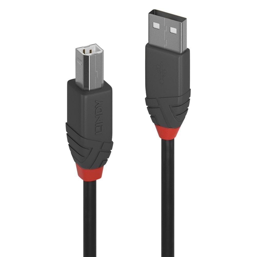 Lindy - Cavo USB 2.0 Tipo A a B Anthra Line 5 Metri