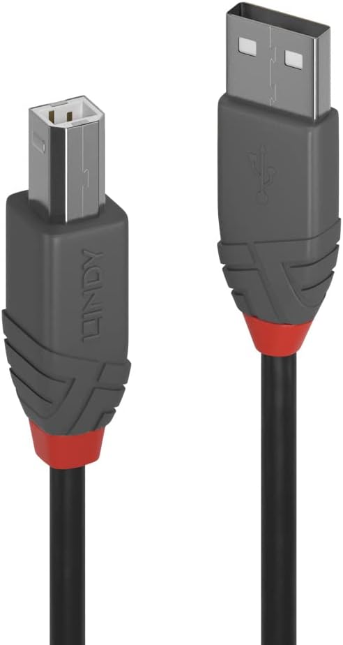 Lindy - Cavo USB 2.0 Tipo A a B Anthra Line 5 Metri - immagine 4
