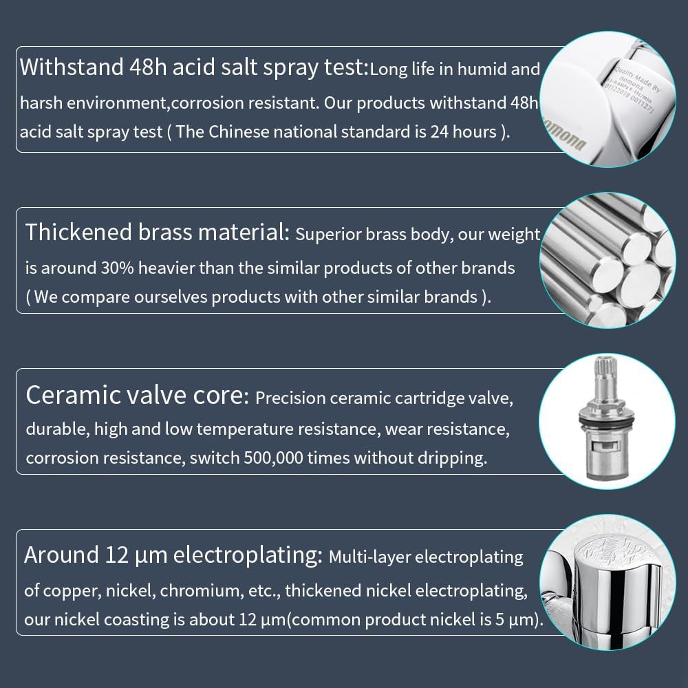 Appliance Valve per Lavastoviglie G1/2" su G3/4", Chrome - immagine 4