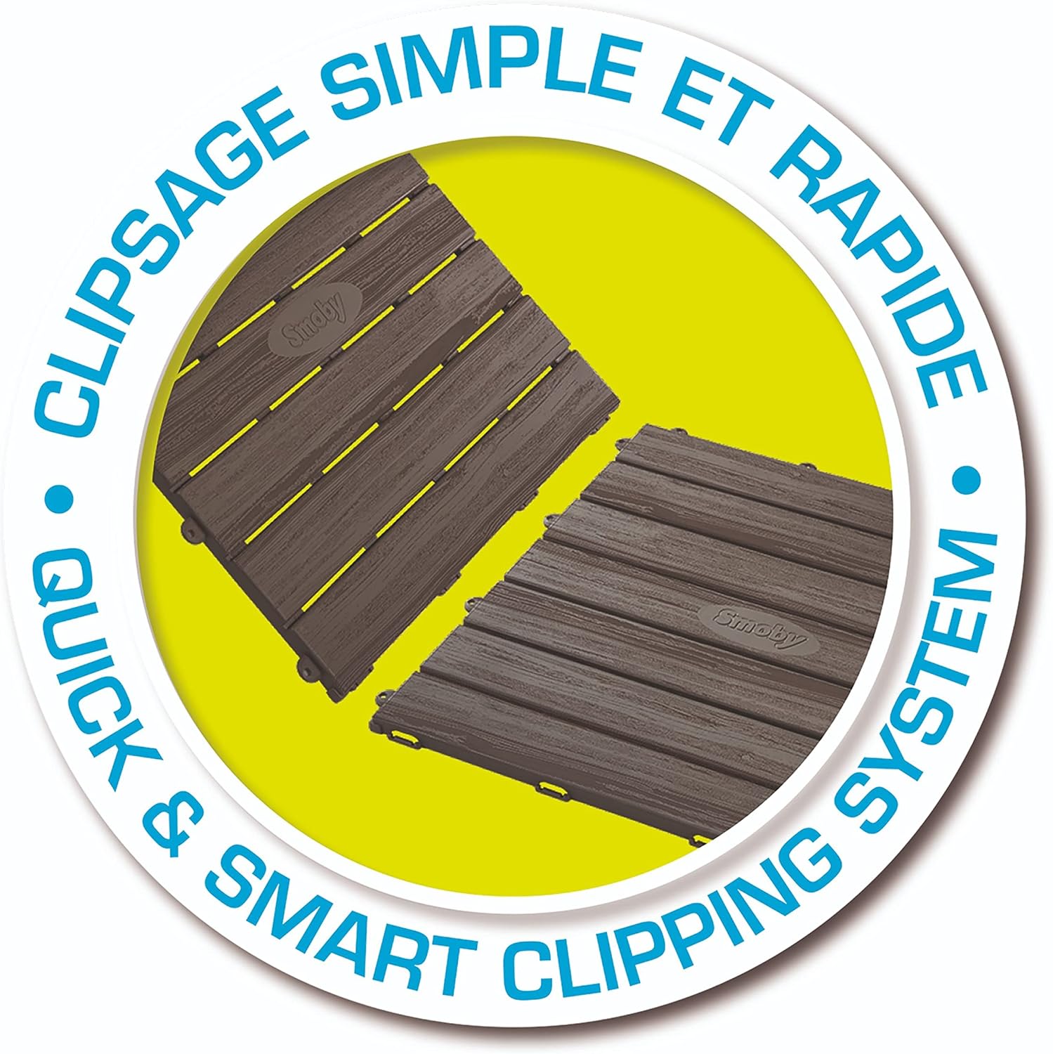 Smoby - Set 6 Pannelli 45X45 Cm per Pavimento Casette, 7600810907, + 2 Anni - immagine 5