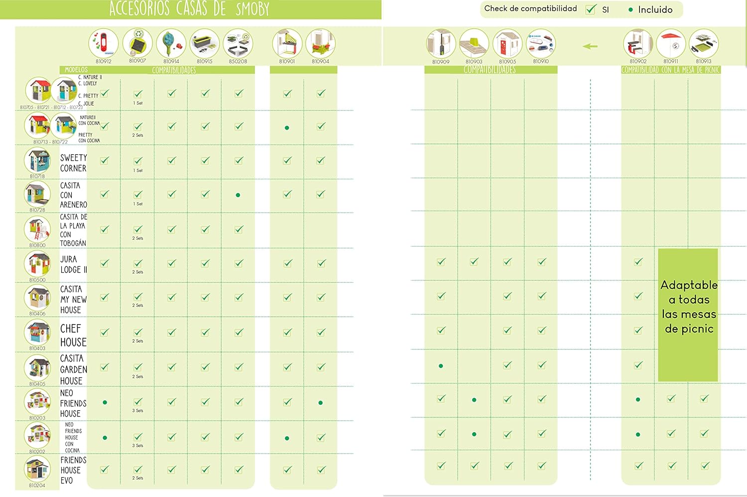 Smoby - Set 6 Pannelli 45X45 Cm per Pavimento Casette, 7600810907, + 2 Anni - immagine 7