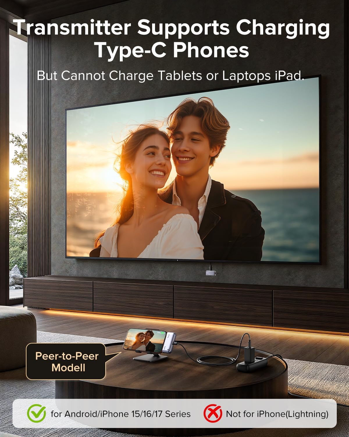 Llano S850 Trasmettitore e Ricevitore HDMI Wireless 50M - immagine 3