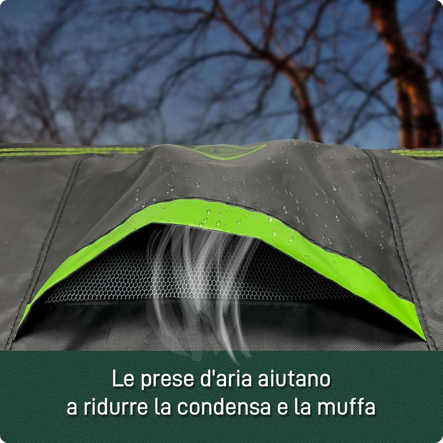 AWNIC Copertura Sedie Esterno Impermeabile 420D (2 Pezzi) - immagine 5