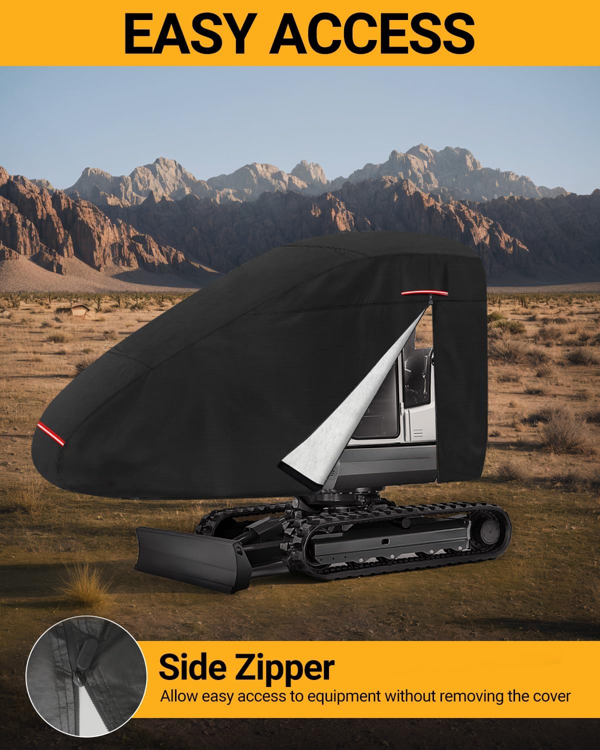 Cemofe Copertura per Mini Escavatore 300x160x74cm - immagine 6