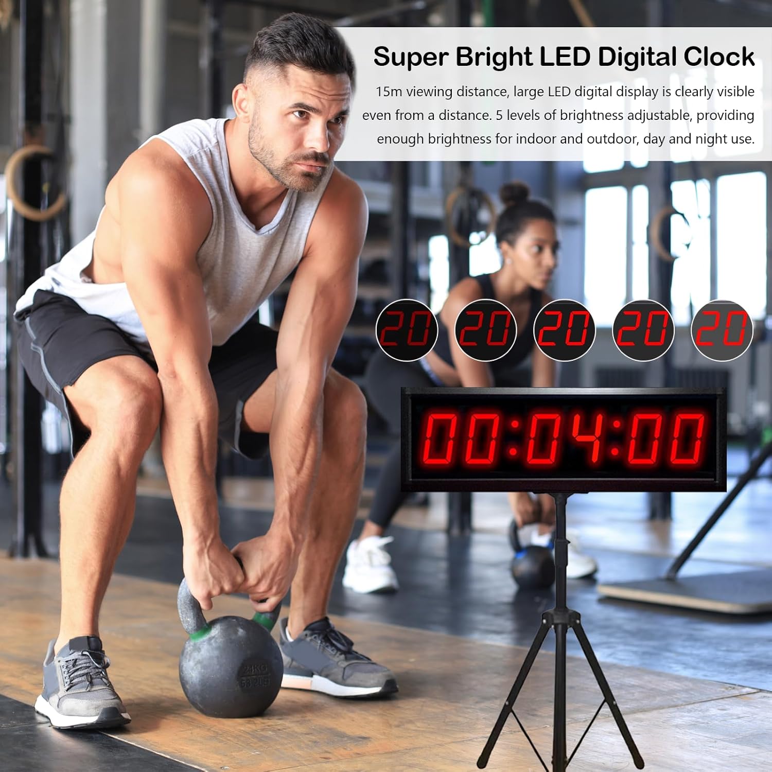 Timer Conto Rovescia 2,3" con Telecomando - immagine 3