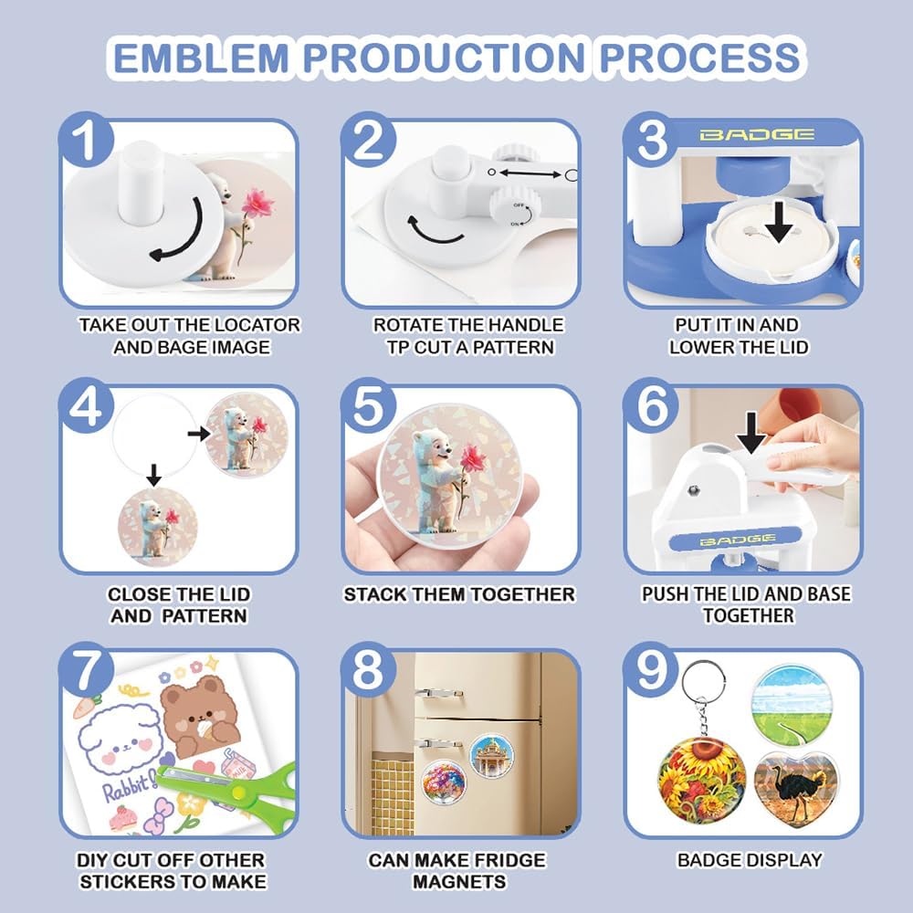 Newfun Macchina Per Spille - Kit Completo 55mm e 35mm - immagine 4