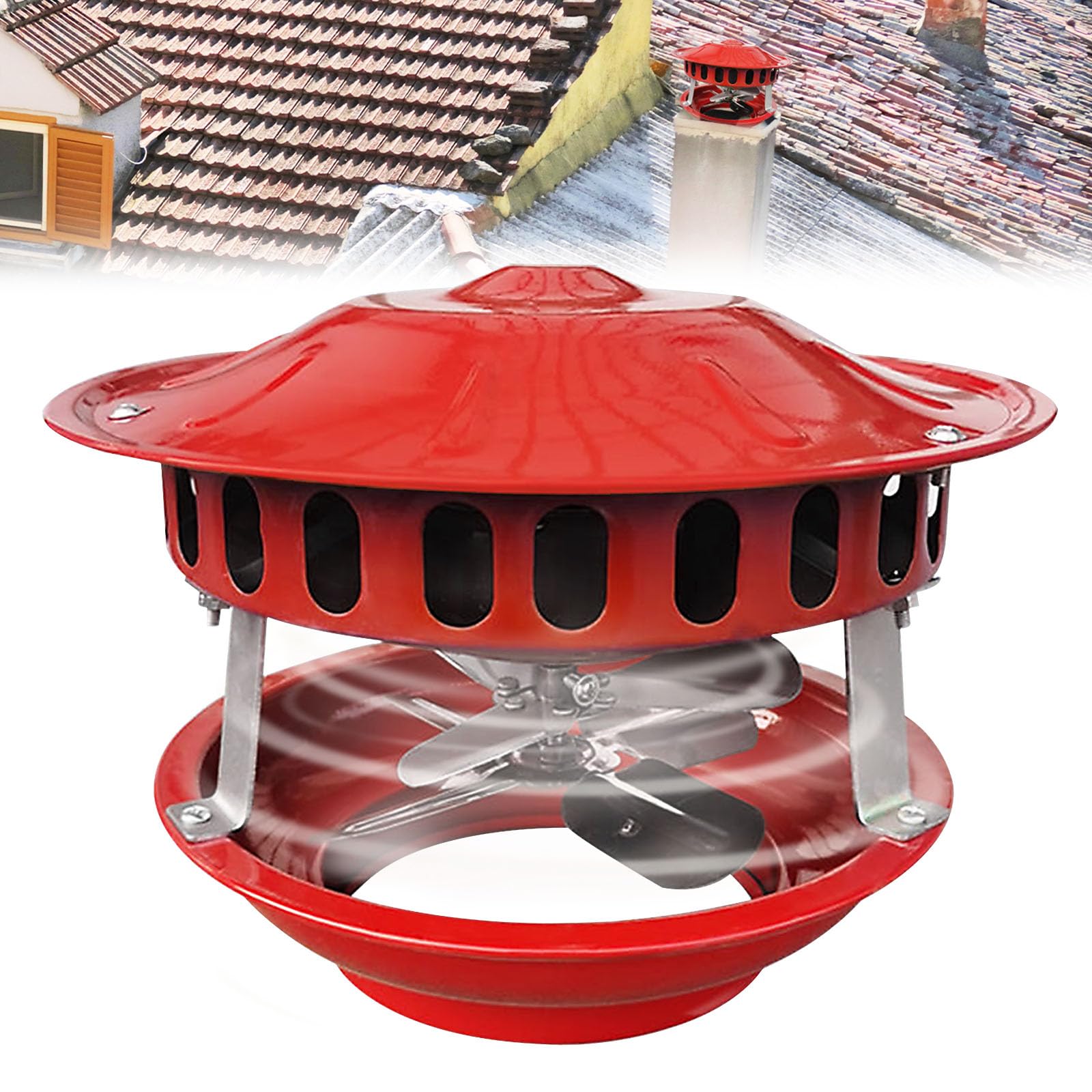 Aspiratore Fumo 100W per Camino 12-21cm