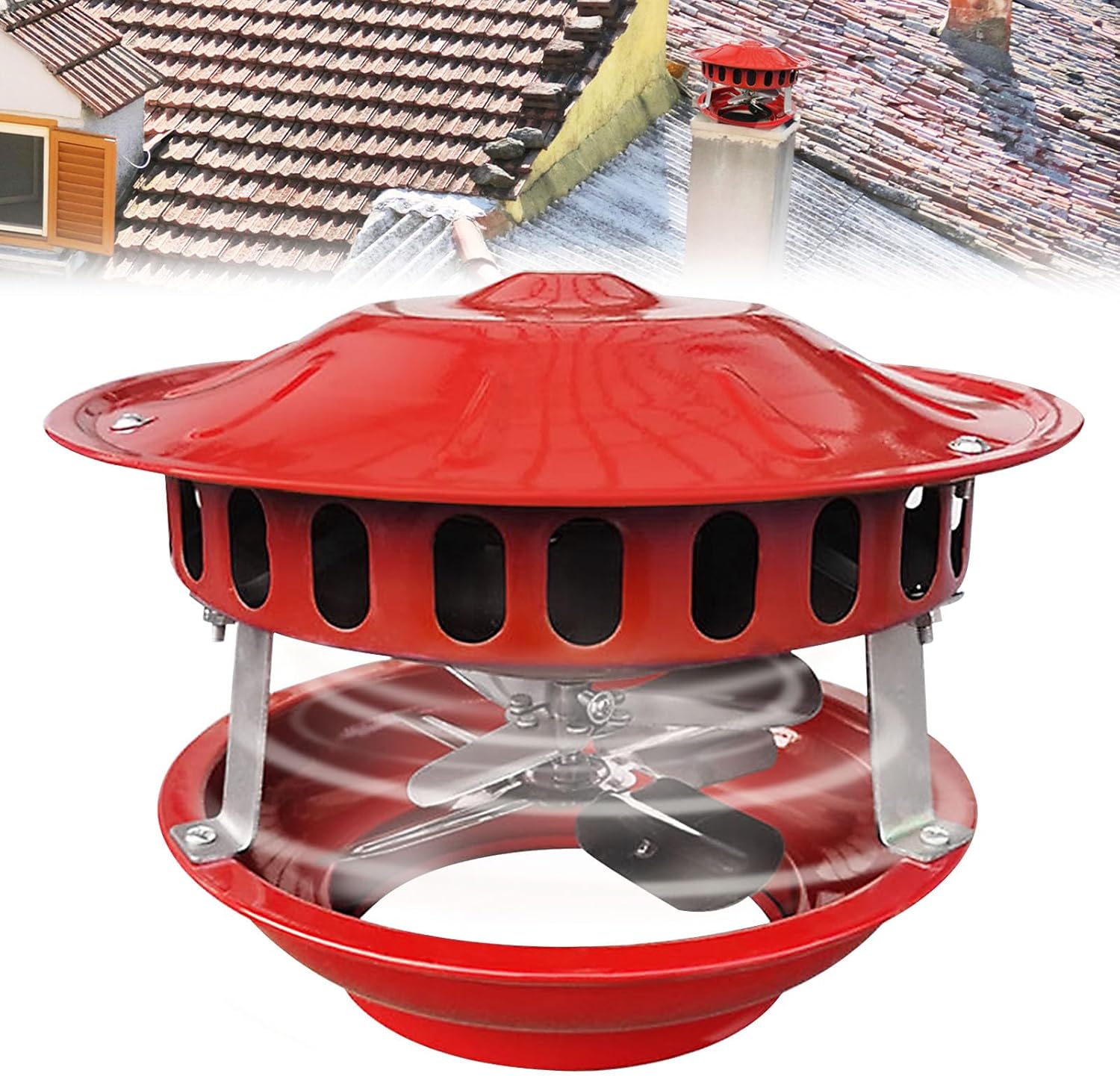 Aspiratore Fumo 100W per Camino 12-21cm - immagine 1