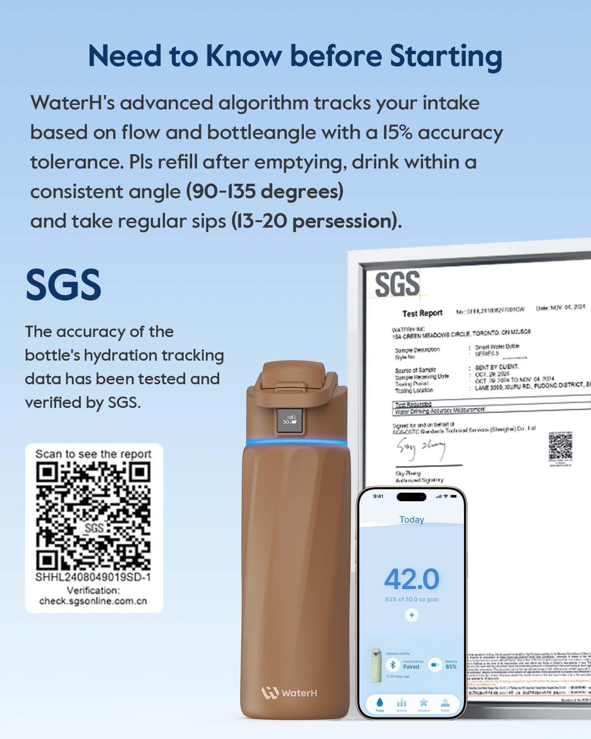 Waterh BOOST Borraccia Intelligente 710ml - immagine 7