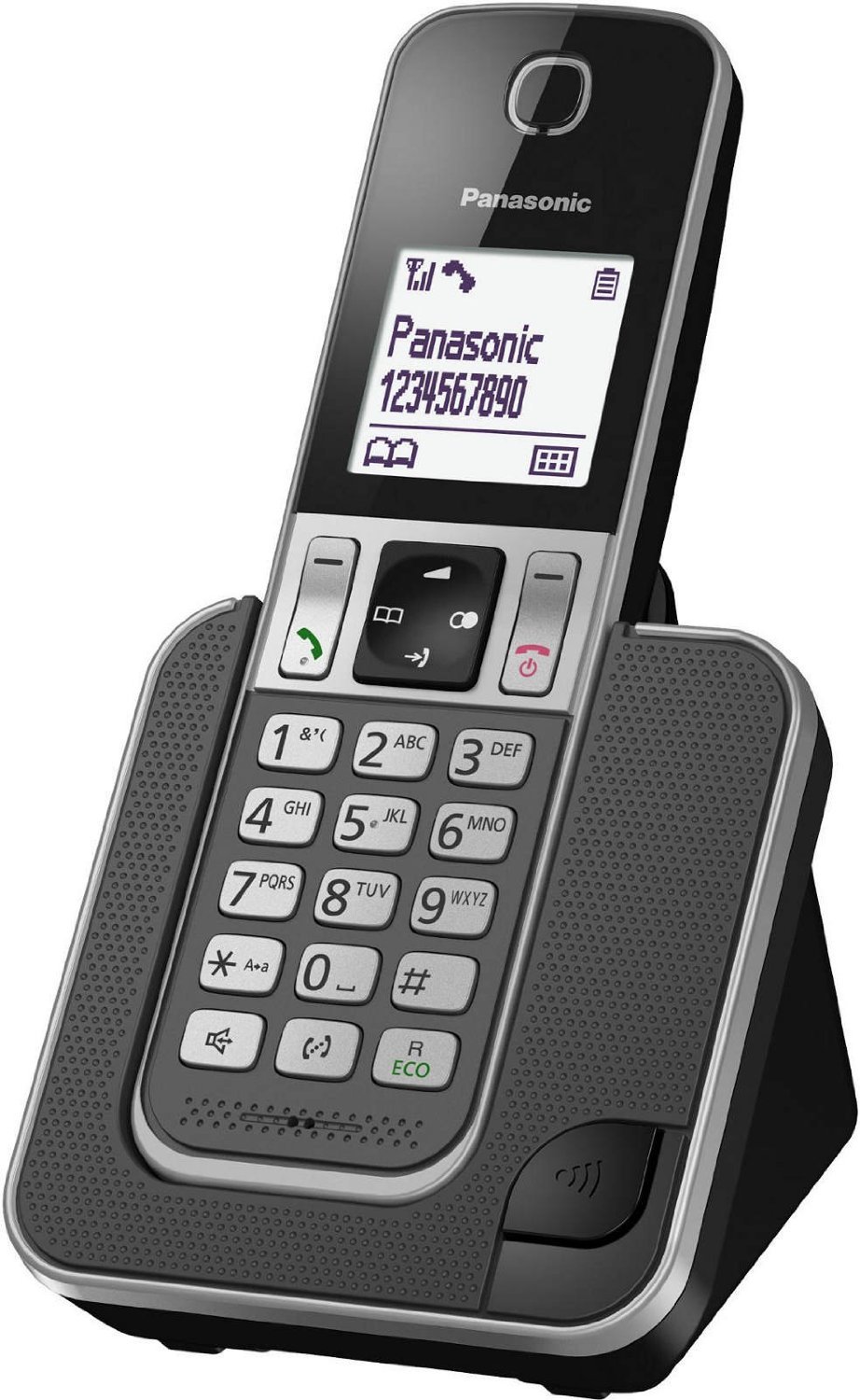 Panasonic KX-TGD310FRG Solo Téléphone sans fil sans Repondeur Noir