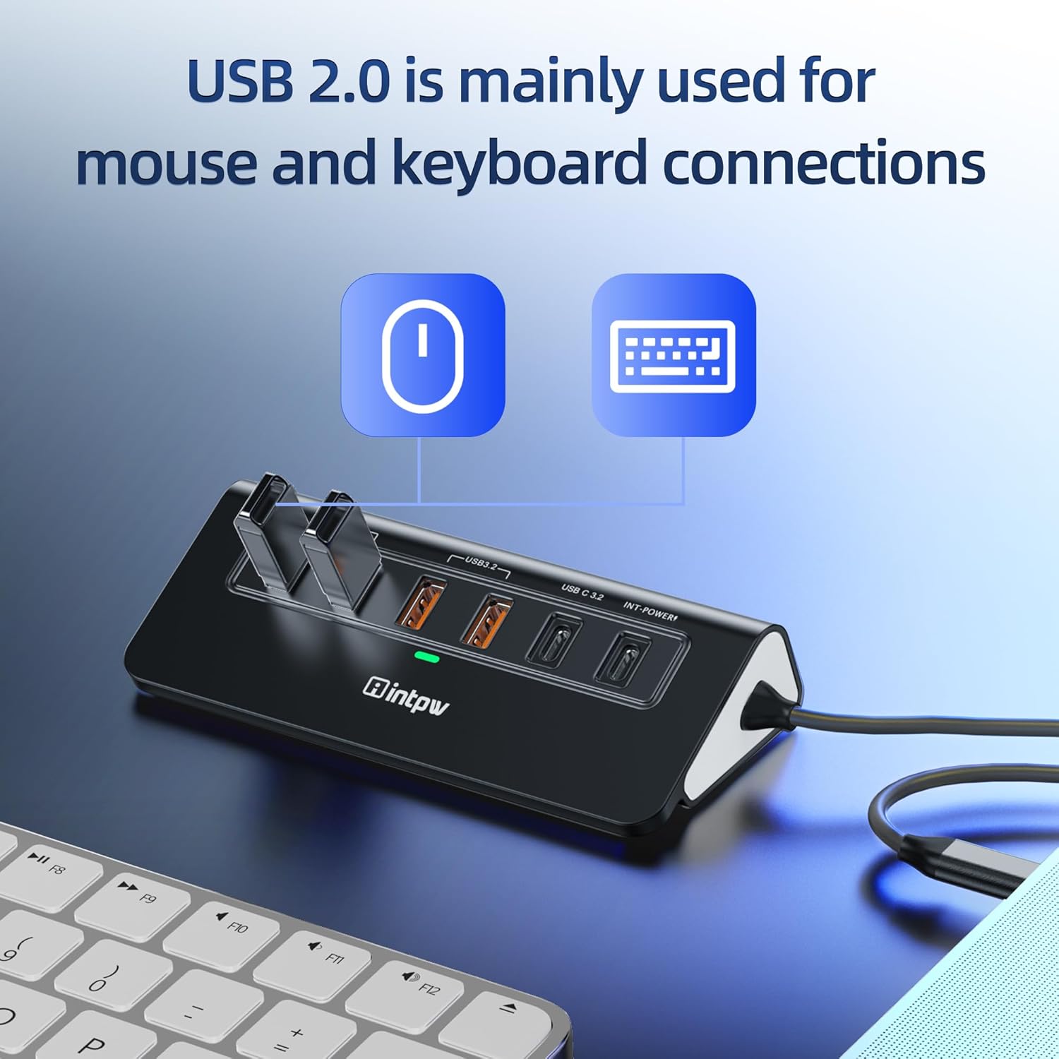 P9R PRO USB C Hub 10 in 1 con Ethernet 1 Gbps - immagine 8