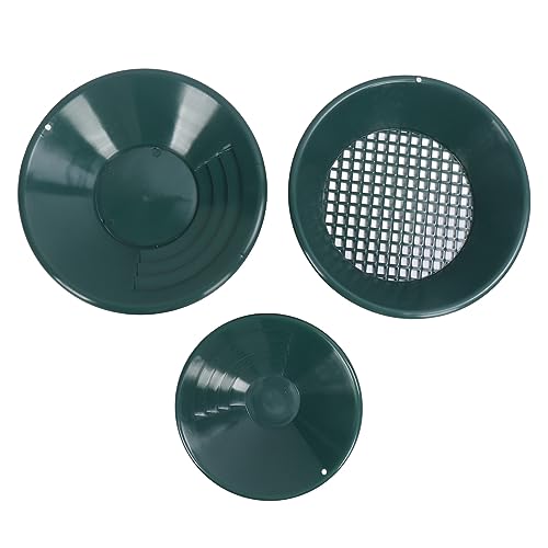 Kit Padella per Oro in Plastica ABS, Colore Verde